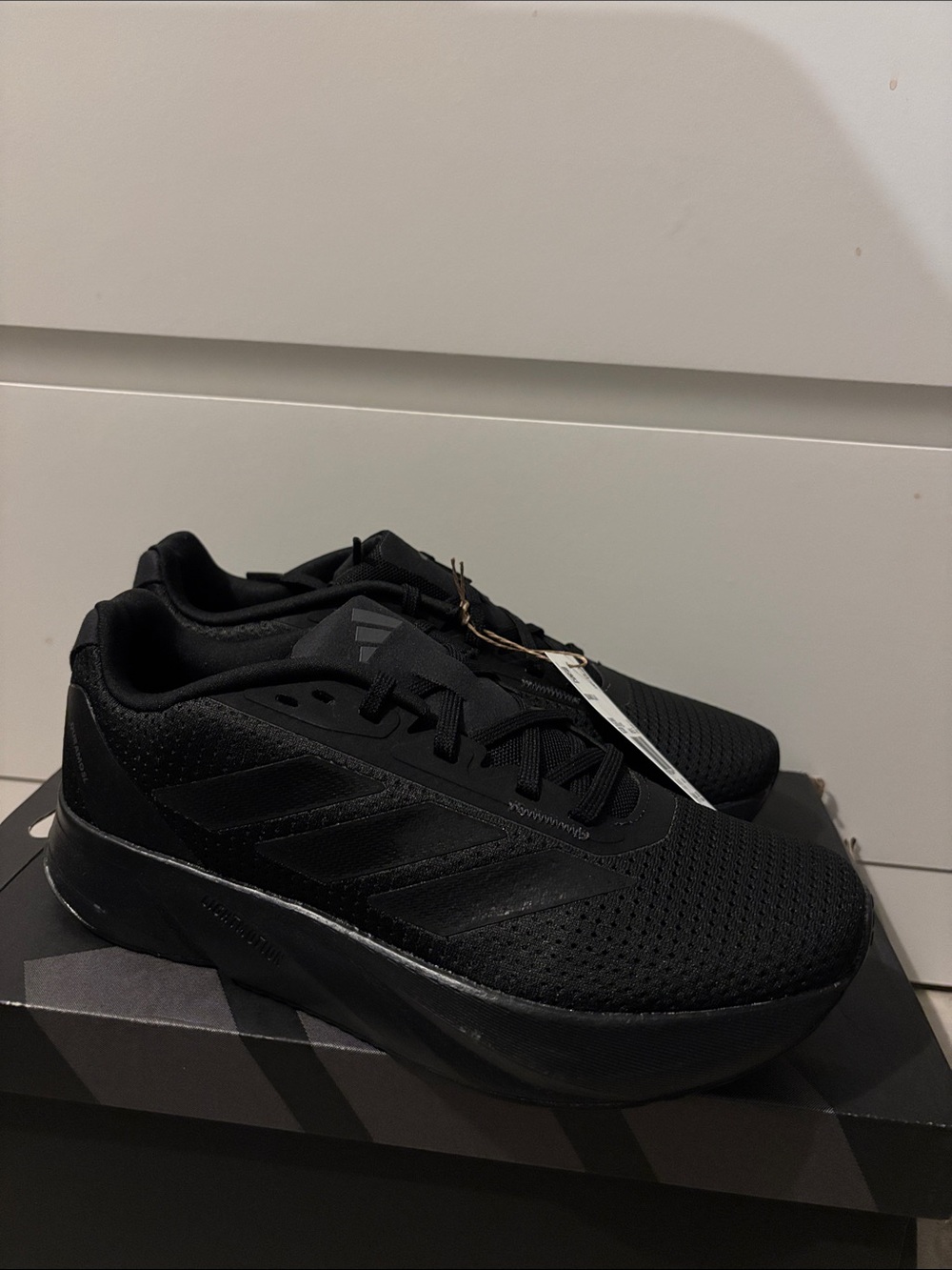 adidas Men’s Black Athletic Running Sneakers